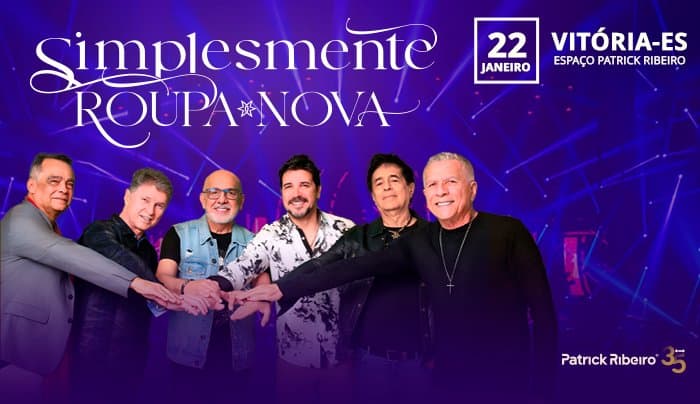 SIMPLESMENTE ROUPA NOVA - Turnê 2026